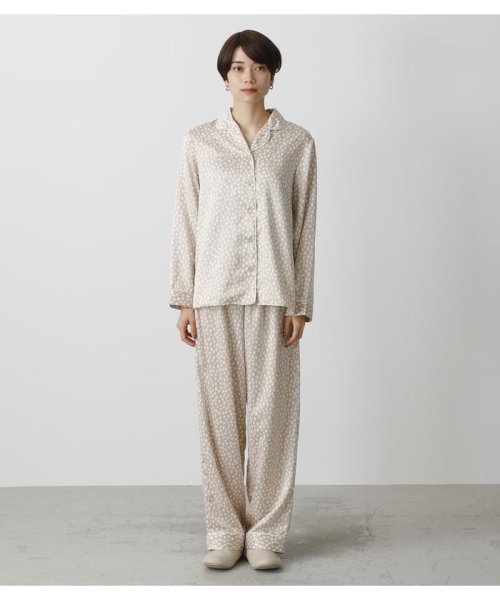 AZUL by moussy(アズールバイマウジー)/T／H SATIN L／S PAJAMAS/img13