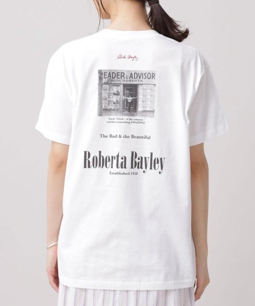 nano・universe(ナノ・ユニバース)/ROBERTA BAYLEY フォトTシャツ 半袖/img09