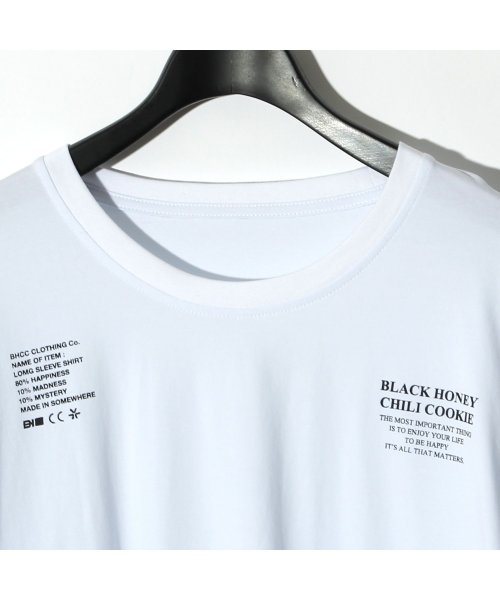 BLACK HONEY CHILI COOKIE(BLACK HONEY CHILI COOKIE)/Message Logo L/S Tee/img02