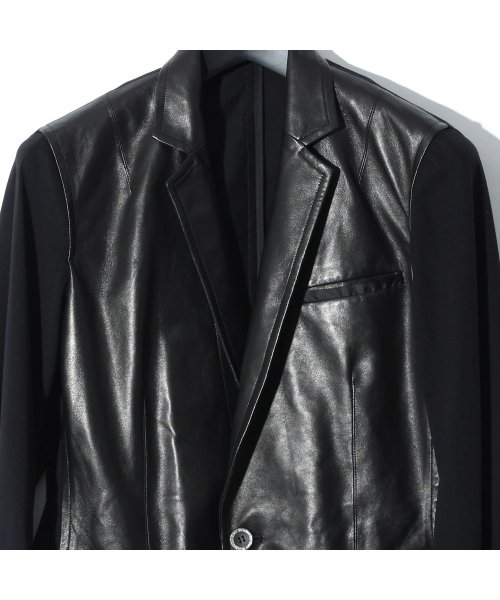 BLACK HONEY CHILI COOKIE(BLACK HONEY CHILI COOKIE)/Sheep Leather Switching Jacket/img01