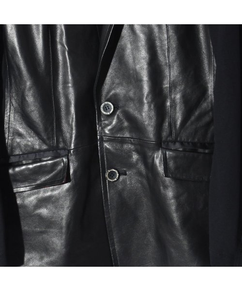 BLACK HONEY CHILI COOKIE(BLACK HONEY CHILI COOKIE)/Sheep Leather Switching Jacket/img02