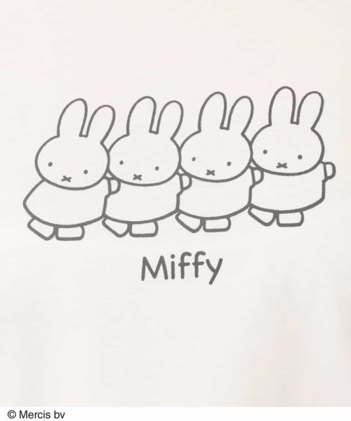 eur3(エウルキューブ)/【miffy×eur3】【大きいサイズ】ミッフィープリントカットソー/img27