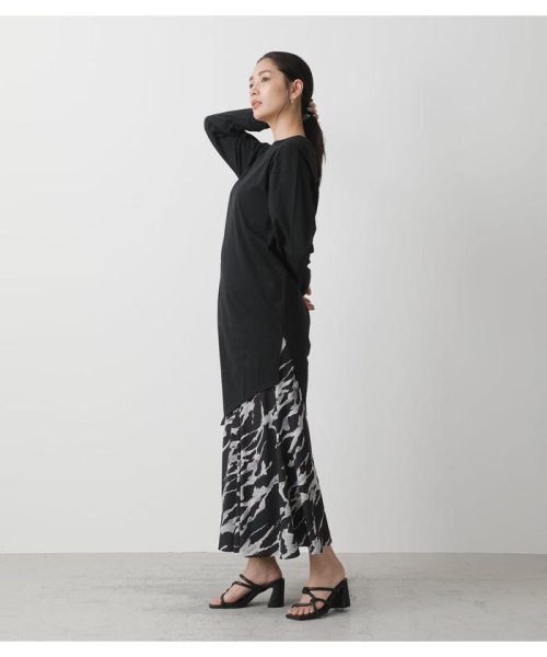 AZUL by moussy(アズールバイマウジー)/MARBLE PATTERN SKIRT/img02