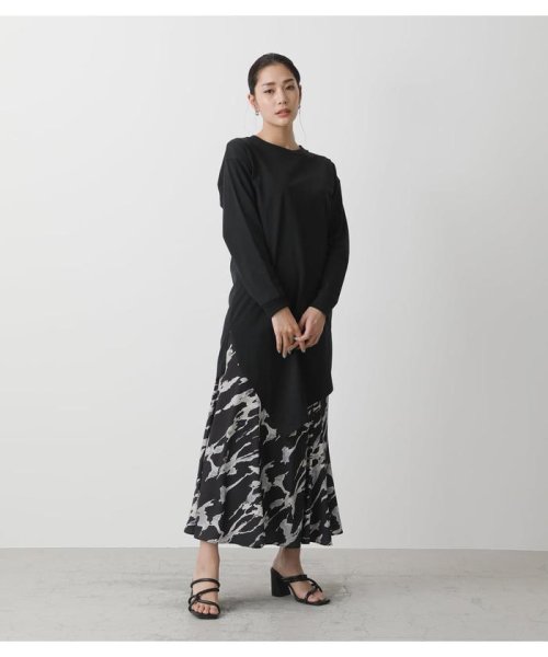 AZUL by moussy(アズールバイマウジー)/MARBLE PATTERN SKIRT/img03