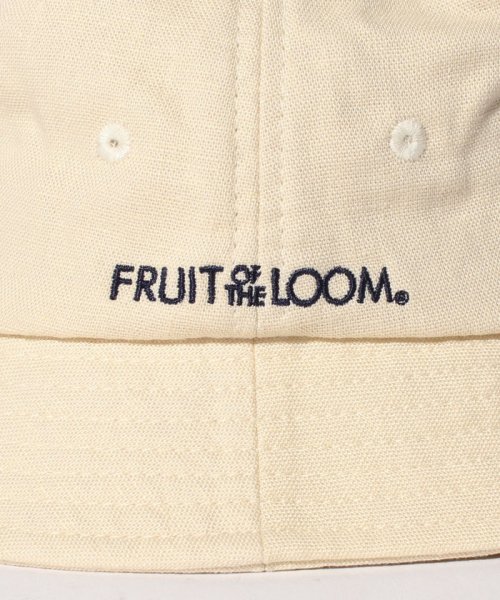 FRUIT OF THE LOOM(フルーツオブザルーム)/LINEN LOGO EMB BUCKET HAT/img03