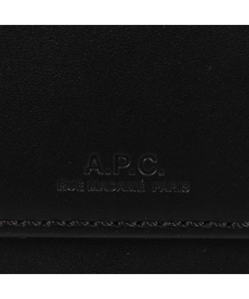 A.P.C.(アーペーセー)/ A.P.C. アーペーセー カードケース 名刺入れ 定期入れ メンズ レディース MAGNA CARD CASE ブラック 黒 PXAWV－H63151 /img03