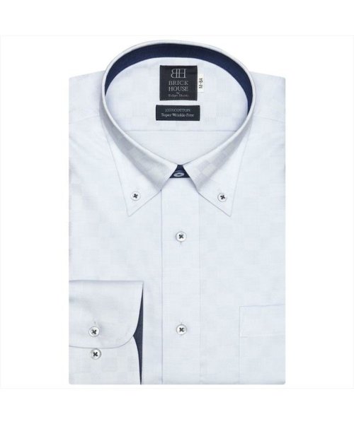 TOKYO SHIRTS(TOKYO SHIRTS)/ワイシャツ 長袖 形態安定 ボタンダウン 綿100% 標準体 メンズ/img01