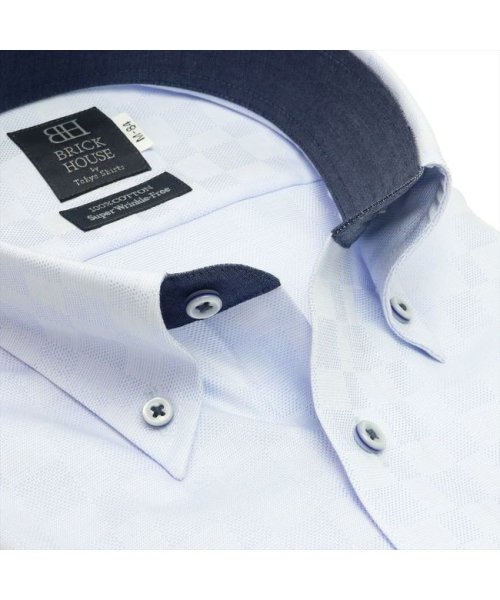 TOKYO SHIRTS(TOKYO SHIRTS)/ワイシャツ 長袖 形態安定 ボタンダウン 綿100% 標準体 メンズ/img02