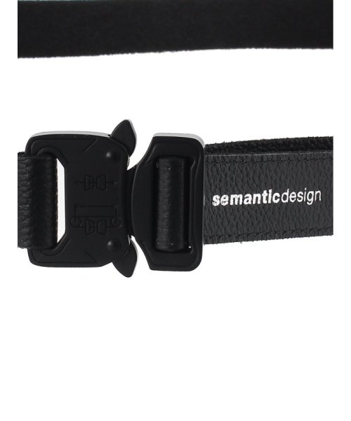 semanticdesign(セマンティックデザイン)/デザインバックル レザーベルト/img01