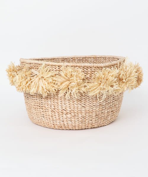 URBAN RESEARCH(アーバンリサーチ)/Indego Africa　Natural Pom Basket/img01