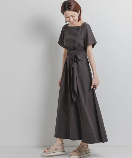 セール スクエアネックリネンワンピース アーバンリサーチサニーレーベル Urban Research Sonny Label Magaseek
