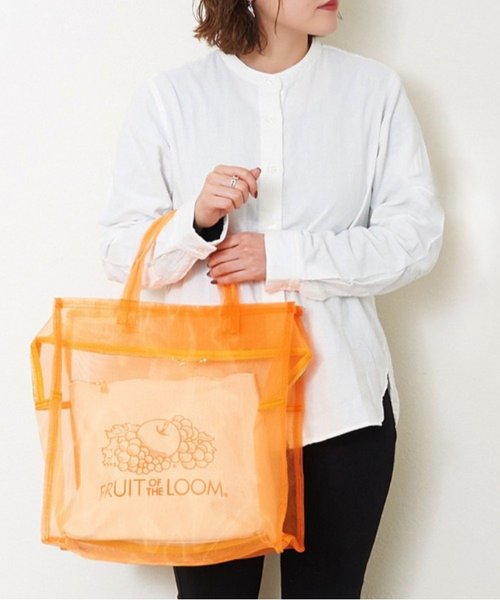 FRUIT OF THE LOOM(フルーツオブザルーム)/SEE THROUGH　BST BAG M/img01