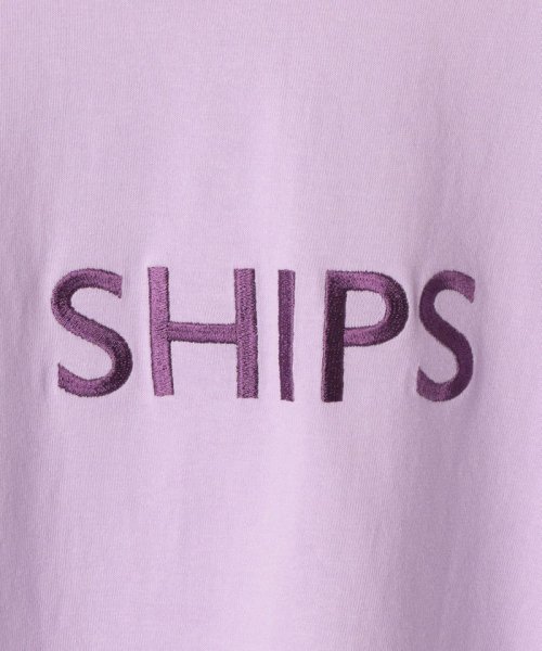 SHIPS MEN(シップス　メン)/【WEB限定】SHIPS: エンブロイダリー ロゴ ロングスリーブ Tシャツ (ロンT)/img36