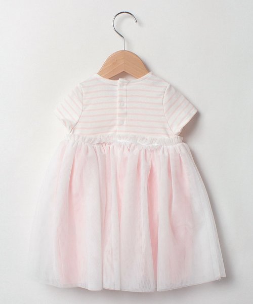 セール 40 Off Bebe Deboutfemale ミニマリニエールチュールワンピース プチバトー Petit Bateau Magaseek