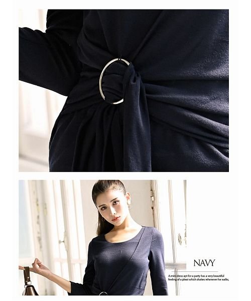 Rew-You(リューユ)/DaysPiece 韓国 シンプル スカートセットアップ 上品 アシンメトリー/img12
