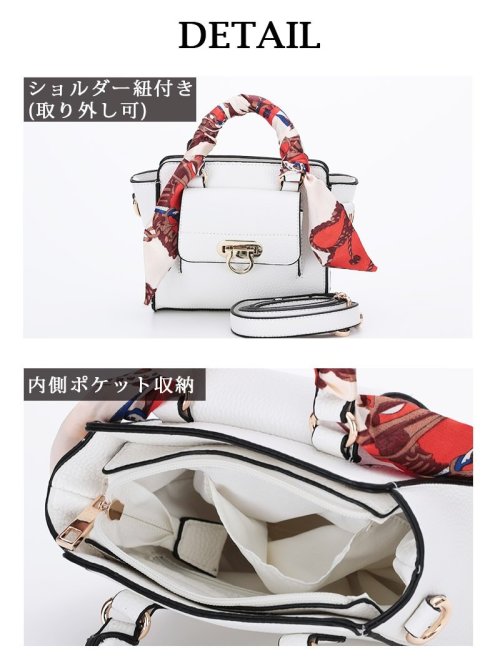 Rew-You(リューユ)/ハンドバッグ キャバクラ ショルダーバッグ bag ワンカラー 単色 スカーフ キャババッグ 店内バッグ ミニバッグ 高級感 カジュアル Ryuyu/img08