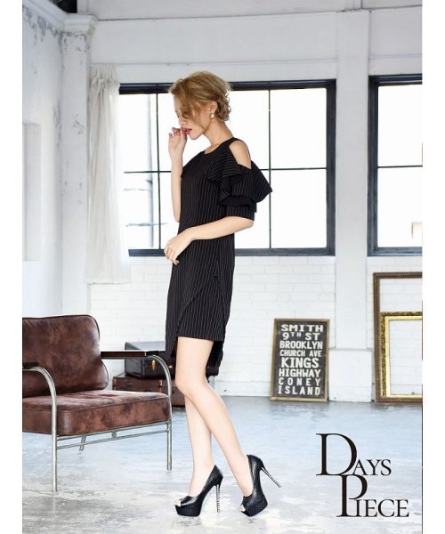 Rew-You(リューユ)/DaysPiece ワンピース 韓国ドレス スカートセットアップ 膝丈 キャバクラドレス/img02