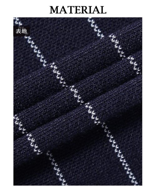 Rew-You(リューユ)/ストライプ柄 袖付き スカートセットアップ タイト キャバドレス/img15