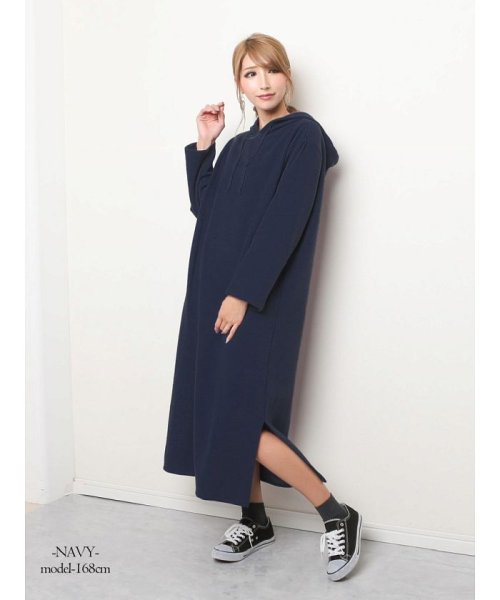 セール 10 Off カラバリ豊富 裏起毛 パーカー ワンピース スウェット アールベート Rvate Magaseek