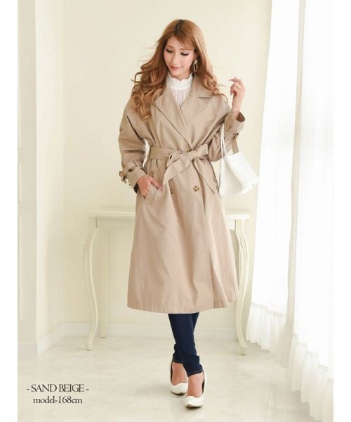 セール Rvate ウエストリボントレンチコート Ryuyu リューユ ダブルボタンレディースアウター アールベート Rvate Magaseek