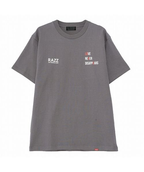 razz(ラズ)/トップス メンズ ロンT 長袖Tシャツ カットソー クルーネック プリント バラ 薔薇 M L XL ホワイト グレー黒 ユニセックス RAZZIS ラズ 春 /img02