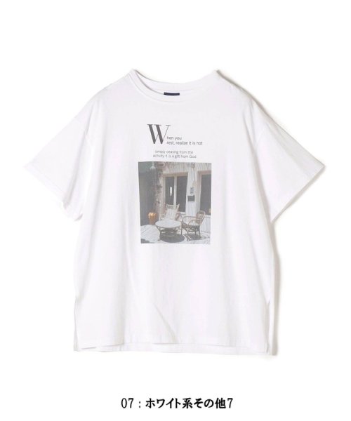 SHIPS WOMEN(シップス　ウィメン)/《一部追加予約》* オーガニックコットン フォト ショート スリーブ TEE 24SS ◆/img20