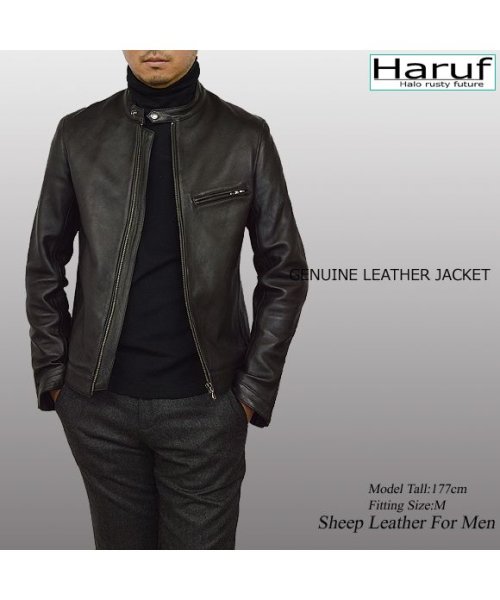 本革 レザージャケット ライダースジャケット 革ジャン メンズ シングルライダース シンプル おしゃれ 秋冬 春 メンズアウター RS2 