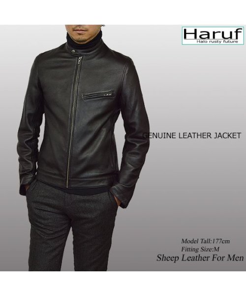 本革 レザージャケット ライダースジャケット 革ジャン メンズ シングルライダース シンプル おしゃれ 秋冬 春 メンズアウター RS2 