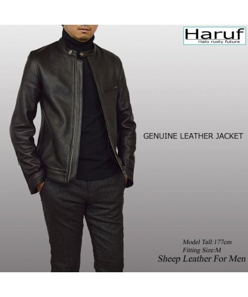 本革 レザージャケット ライダースジャケット 革ジャン メンズ シングルライダース シンプル おしゃれ 秋冬 春 メンズアウター RS2 