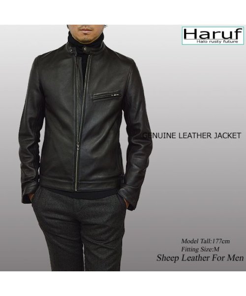 本革 レザージャケット ライダースジャケット 革ジャン メンズ シングルライダース シンプル おしゃれ 秋冬 春 メンズアウター RS2 