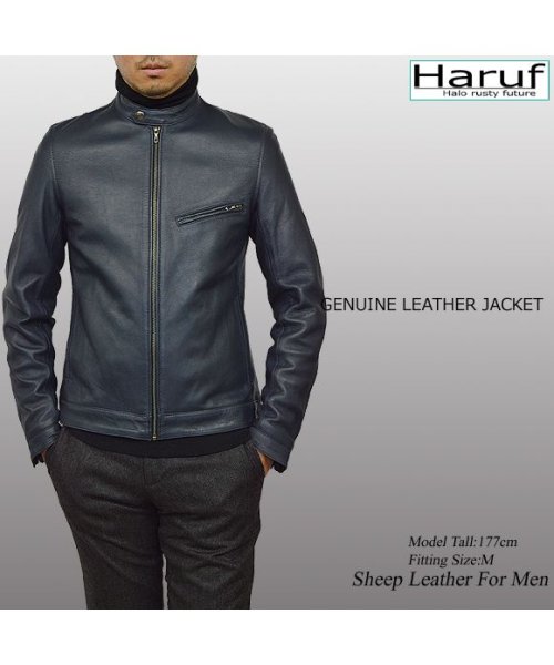 本革 レザージャケット ライダースジャケット 革ジャン メンズ シングルライダース シンプル おしゃれ 秋冬 春 メンズアウター RS2 