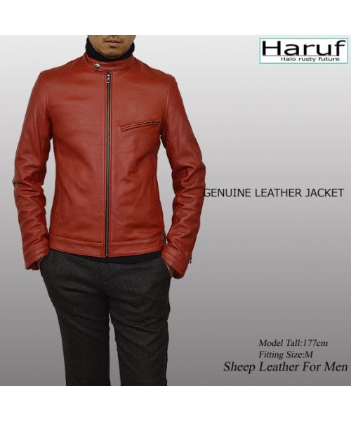 本革 レザージャケット ライダースジャケット 革ジャン メンズ シングルライダース シンプル おしゃれ 秋冬 春 メンズアウター RS2 