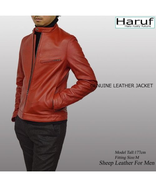 本革 レザージャケット ライダースジャケット 革ジャン メンズ シングルライダース シンプル おしゃれ 秋冬 春 メンズアウター RS2 