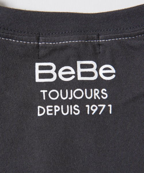 BeBe(ベベ)/【USA コットン】 配色 ステッチ ロゴ プリント  Tシャツ（90～150c/img14