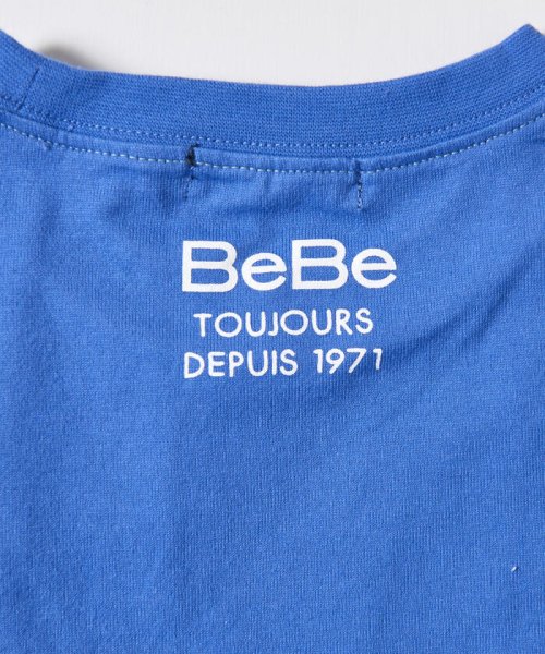 BeBe(ベベ)/【USA コットン】 配色 ステッチ ロゴ プリント  Tシャツ（90～150c/img17