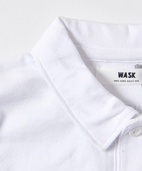 WASK(ワスク)/切替 ワイド 半袖 ポロシャツ (100~160cm)/img02