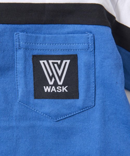 WASK(ワスク)/切替 ワイド 半袖 ポロシャツ (100~160cm)/img03