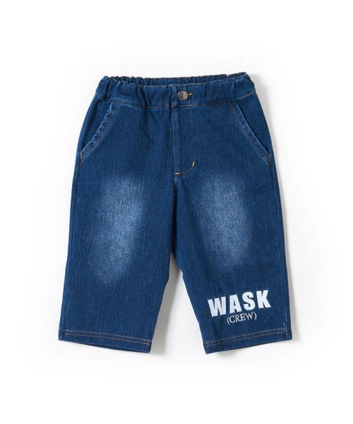 WASK(ワスク)/5.5分丈 デニムニット パンツ (100~160cm)/img12