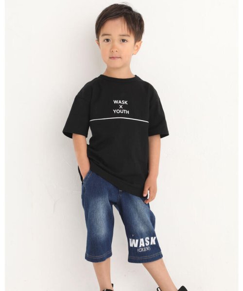 WASK(ワスク)/ワッペン付き ワイド 半袖 Tシャツ (100~160cm)/img03
