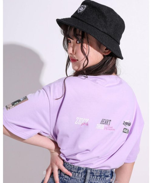 ZIDDY(ジディー)/【ニコ☆プチ掲載】チョーカー風 ベルト Tシャツ(130~160cm)/img05