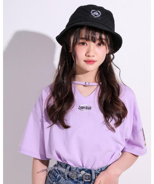 ZIDDY(ジディー)/【ニコ☆プチ掲載】チョーカー風 ベルト Tシャツ(130~160cm)/img06