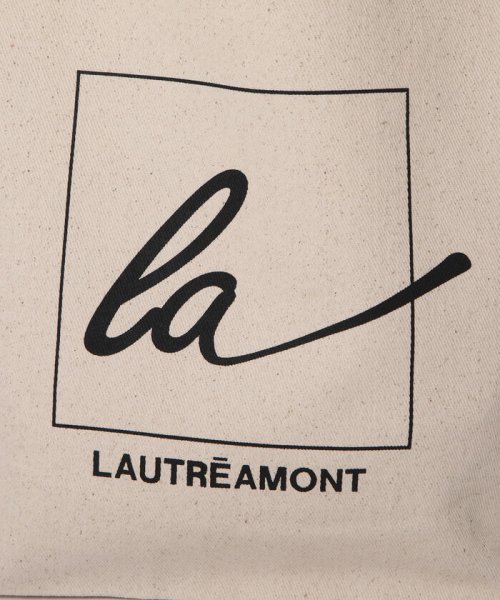 LAUTREAMONT(ロートレアモン)/【WEB別注】《NEW》laロゴ入りトートバック/img01