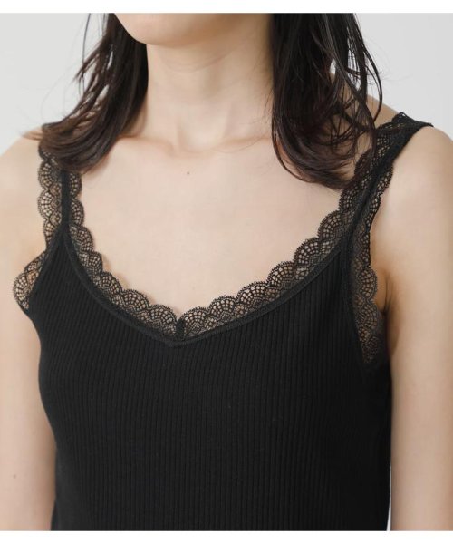 AZUL by moussy(アズールバイマウジー)/BASIC LACE CAMISOLE/img10