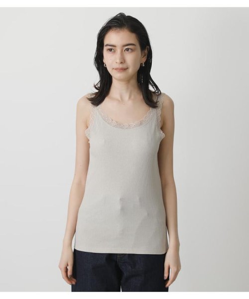 AZUL by moussy(アズールバイマウジー)/BASIC LACE CAMISOLE/img20