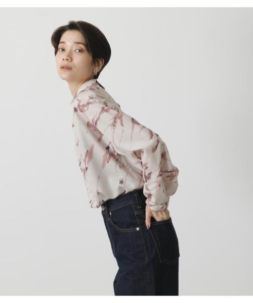 AZUL by moussy(アズールバイマウジー)/MARBLE PATTERN BLOUSE/img10