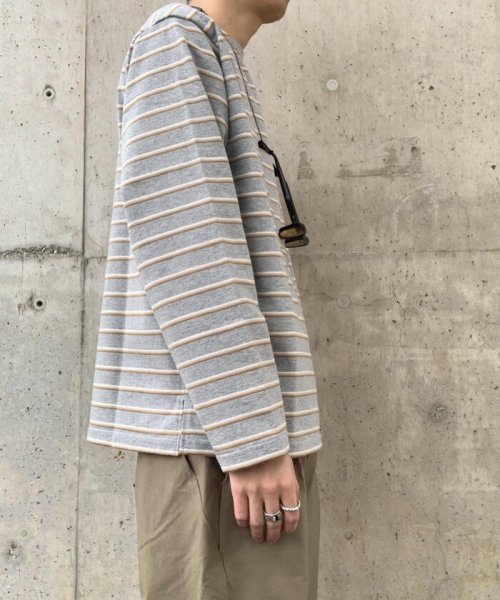 GLOSTER(GLOSTER)/【unfil / アンフィル】cotton jesey breton shirt #WOSP－UM210/img19