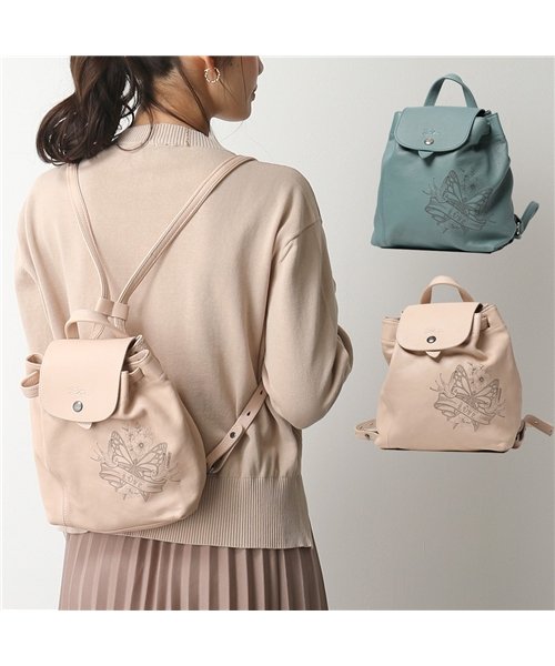 Longchamp(ロンシャン)/1306 295 LE PLIAGE CUIR TATTOO ル プリアージュ キュイール タトゥー レザー バックパック ミニリュック 鞄 レディース/img01