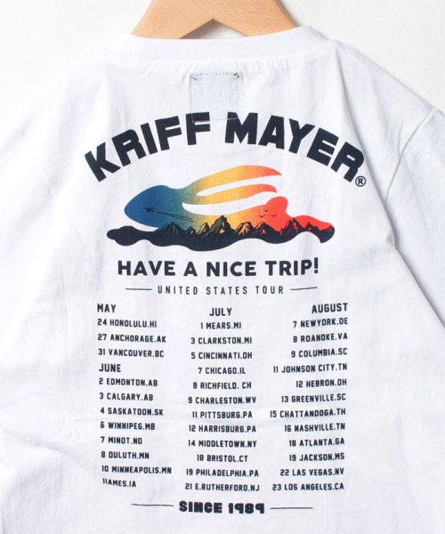 KRIFF MAYER(クリフ メイヤー)/ロゴ半袖Tシャツ(TRIP)（120～170cm）/img04