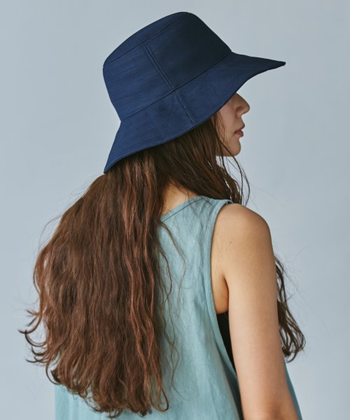 OVERRIDE(OVERRIDE)/OVERRIDE LENO CLOTH SHEER HAT/img12