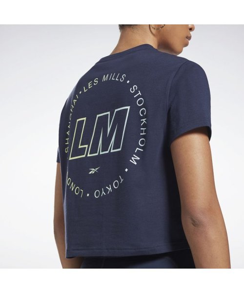 Reebok(Reebok)/【2021春夏】レズミルズ クロップドTシャツ /  Les Mills Cropped T－Shirt/img02